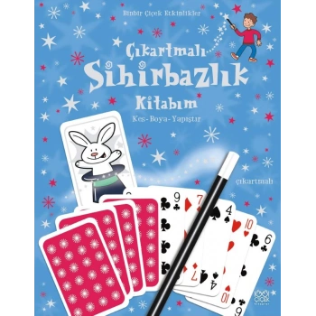 Çıkartmalı Sihirbazlık Kitabım / Kes -Boya - Yapıştır