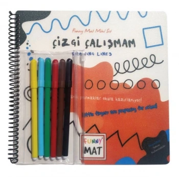 Çizgi Çalışmam - Funny Mat Mini Set (Aktivite Seti)