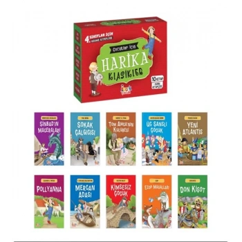 Çocuklar İçin Harika Klasikler– (10 Kitap+Soru Kitapçığı)