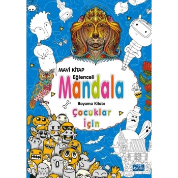 Çocuklar İçin Mandala Mavi