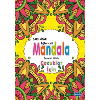 Çocuklar İçin Mandala Sarı