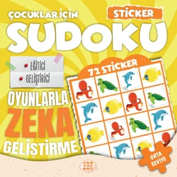 Çocuklar için Sudoku - Sticker Hediyeli Orta Seviye 2