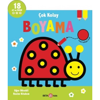 Çok Kolay Boyama Uğur Böcekli Resim Kitabım
