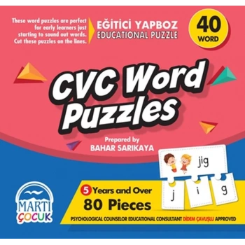 Cvc Word Puzzles - Eğitici Yapboz
