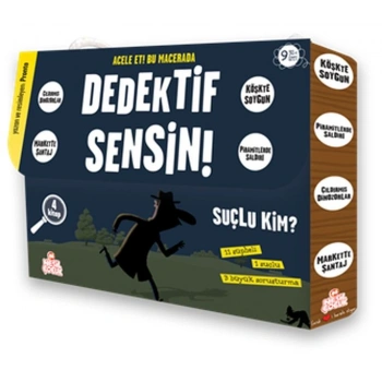 Dedektif Sensin (4 Kitap Set)