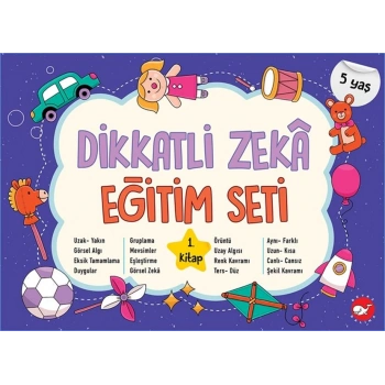 Dikkatli Zeka Eğitim Seti - 1. Kitap (5 Yaş)