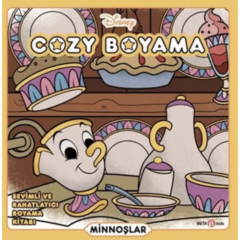 Disney Cozy Boyama, Sevimli ve Rahatlatıcı Boyama Kitabı - Minnoşlar