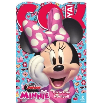 Disney Minnie Çıkartmalı Dev Boyama Kitabı