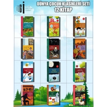 Dünya Çocuk Klasikleri Seti 12 Kitap