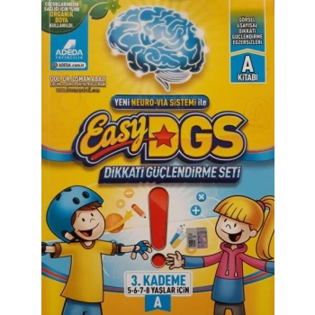 EASY Dikkati Güçlendirme Seti 5-8 yaş A Kitapçığı