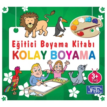 Eğitici Boyama Kitabı - Kolay Boyama