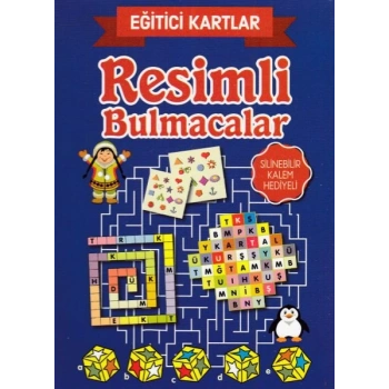 Eğitici Kartlar Resimli Bulmacalar