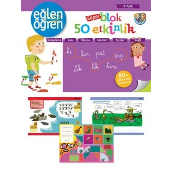 Eğlen Öğren Süper Blok 50 Etkinlik (6-7 Yaş)