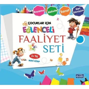Eğlenceli Faaliyet Seti - Mavi Kitap - 3+ Yaş