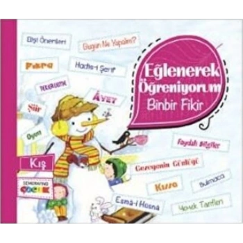 Eğlenerek Öğreniyorum - Binbir Fikir - Kış