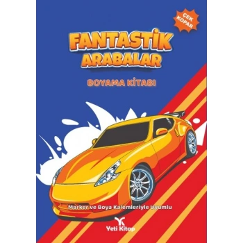 Fantastik Arabalar Boyama Kitabı