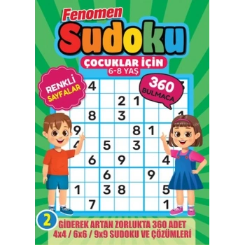 Fenomen Çocuklar İçin Sudoku 6-8 Yaş -2