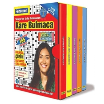 Fenomen Kare Bulmaca Seti (5 Kitap)