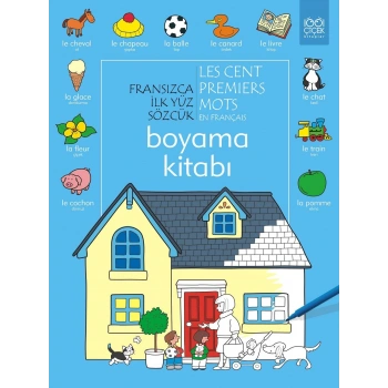 Fransızca İlk Yüz Sözcük Boyama Kitabı