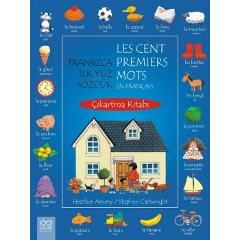 Fransızca İlk Yüz Sözcük Çıkartma Kitabı