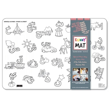 Funny Mat - Alfabe - Arapça 33,5x48cm