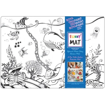 Funny Mat - Derin Deniz - Küçük 33,5x48cm