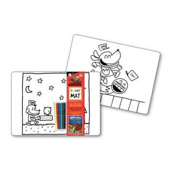 Funny Mat Köpek Adam 2li Set 6lı Kalem Hediyeli