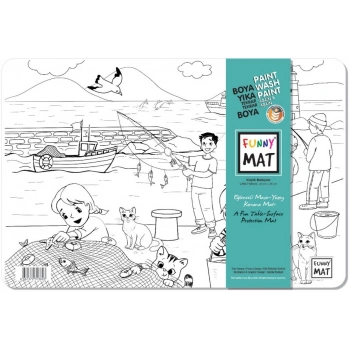 Funny Mat Küçük Balıkçılar / Little Fishers 25 x 35 cm