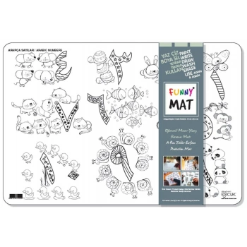 Funny Mat - Sayılar - Arapça 33,5x48cm