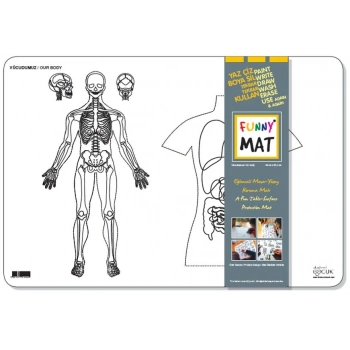 Funny Mat - Vucudumuz 33,5x48cm