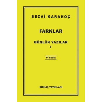 Günlük Yazılar 1 - Farklar