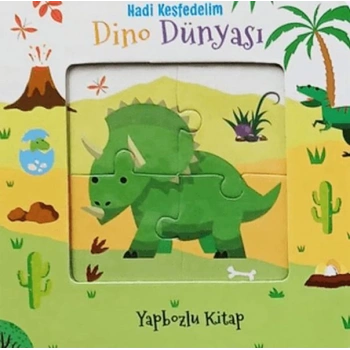 Hadi Keşfedelim - Dino Dünyası Yapbozlu Karton Kitap