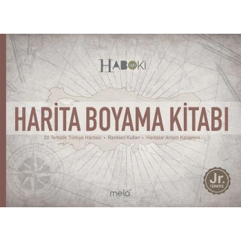Harita Boyama Kitabı 20 Tematik Türkiye Haritası