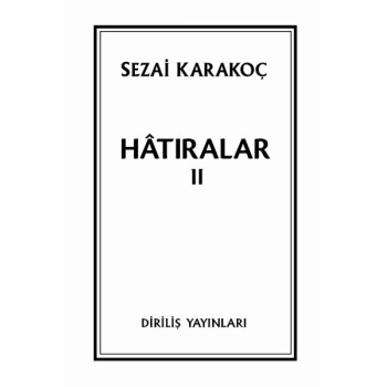 Hatıralar II