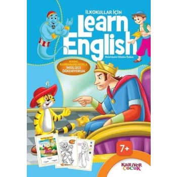 İlkokullar İçin Learn English - Mavi