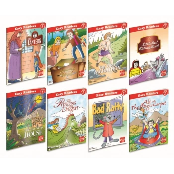 İngilizce Hikaye Seti 8 Kitap - Level-1 Karekod Dinlemeli