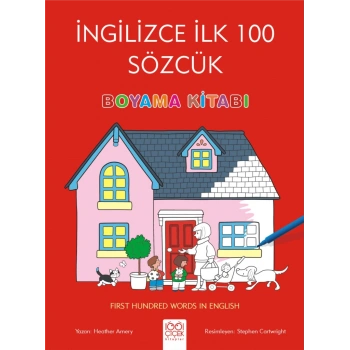 İngilizce İlk Yüz Sözcük Boyama Kitabı