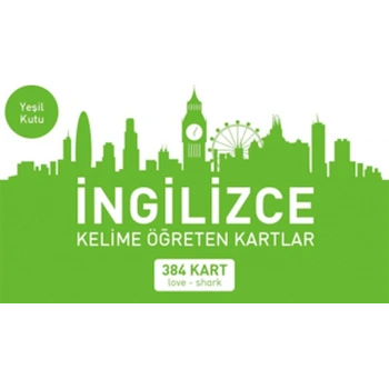 İngilizce Kelime Öğreten Kartlar Yeşil Kutu