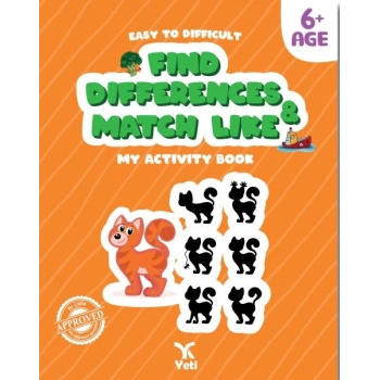 İngilizce Kolaydan Zora Farkı Bul Benzerini Eşleştir Kitabı