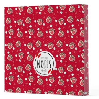 Kahve 9 - Çizgisiz Yan Boyamalı Defter