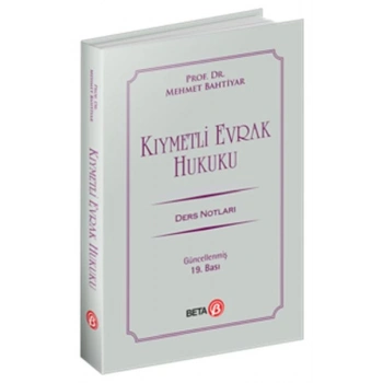 Kıymetli Evrak Hukuku Ders Notları