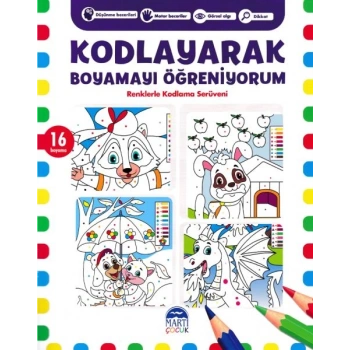 Kodlayarak Boyamayı Öğreniyorum 1 - Renklerle Boyama Serüveni
