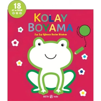 Kolay Boyama Zıp Zıp Eğlence Resim Kitabım