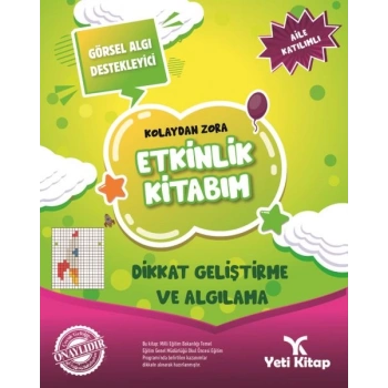 Kolaydan Zora Etkinlik Kitabım - Dikkat Geliştirme ve Algılama