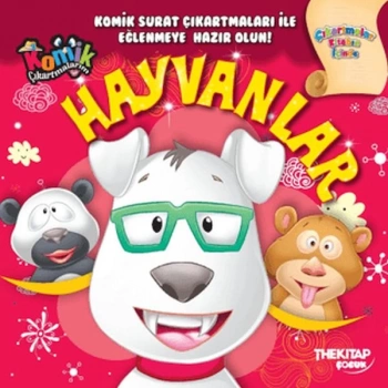 Komik Çıkartmalarım Hayvanlar
