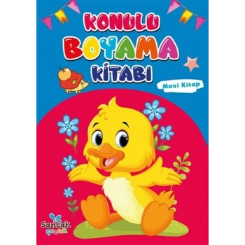 Konulu Boyama Kitabı - Mavi Kitap