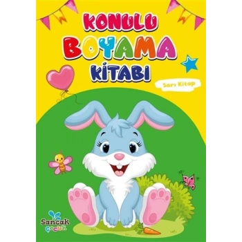 Konulu Boyama Kitabı - Sarı Kitap