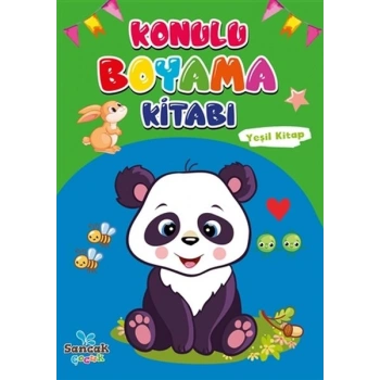 Konulu Boyama Kitabı - Yeşil Kitap