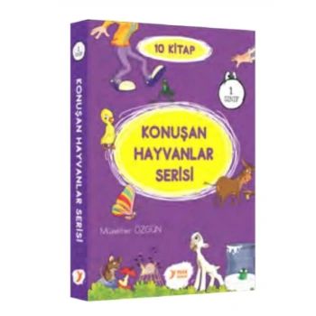 Konuşan Hayvanlar Serisi 1. Sınıf Renkli Heceli 10 Kitap