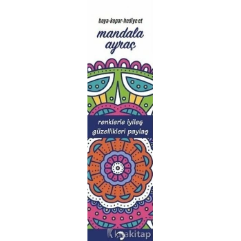 Mandala Ayraç Lacivert